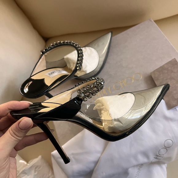 JIMMY CHOOSE bling sling back shoes - Picture 3 of 11